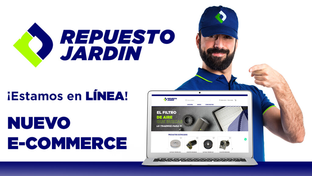 Repuesto jard&iacute;n irrumpe en el mercado de los ecomerce de repuestos para equipos de jard&iacute;n. 