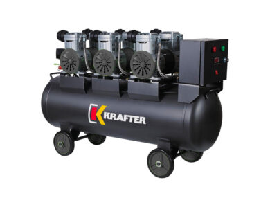Compresor KRAFTER Libre de Aceite 100 litros 2HP